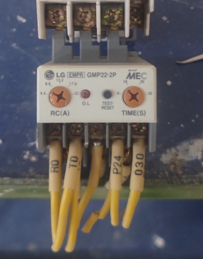 رله تایمر/محافظ موتور LG MEC مدل GMP22-2P